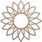 Ekena Millwork Daisy Wood Fretwork Pierced Ceiling Medallion, Wood (Paint Grade), 30"OD x 10 1/2"ID x 3/8"T CMWP30X30X0375DAMF - alternate 1